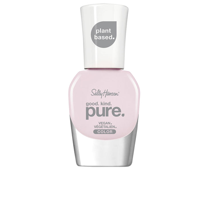 10 ml rose petal nail polish bottle with recycled cap and vegetal brush