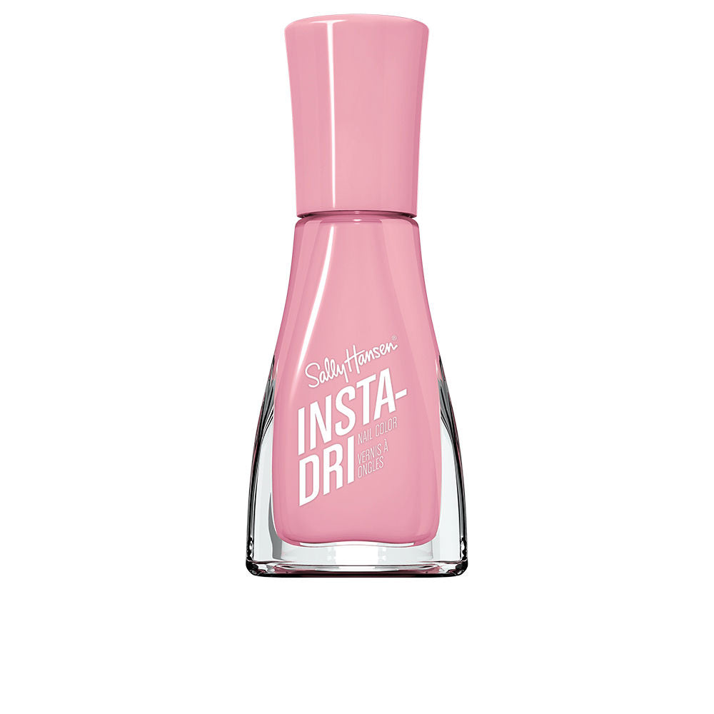 Small 9.17 ml quick‑dry 3‑in‑1 nail polish bottle, contoured brush visible