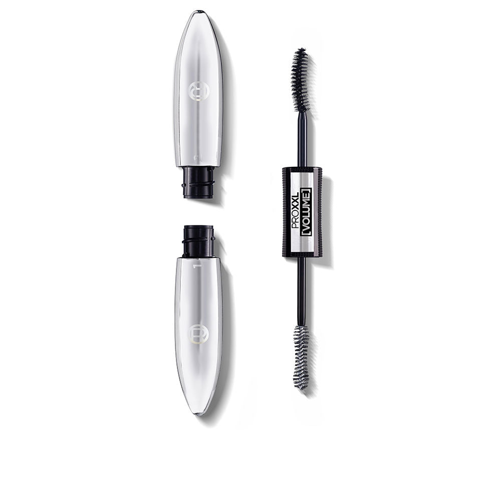 12 ml dual-brush mascara tube with two-step applicators for lifted, volumised lashes