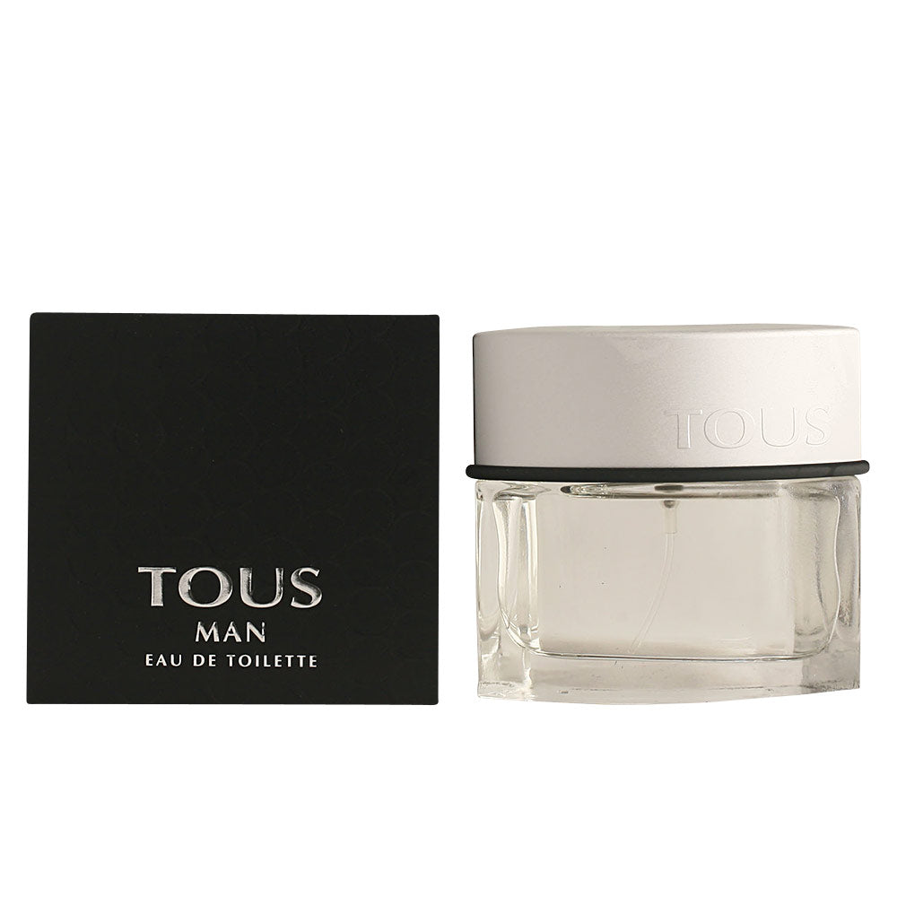 50 ml clear bottle of oriental-citrus Eau de Toilette for Man with amber liquid