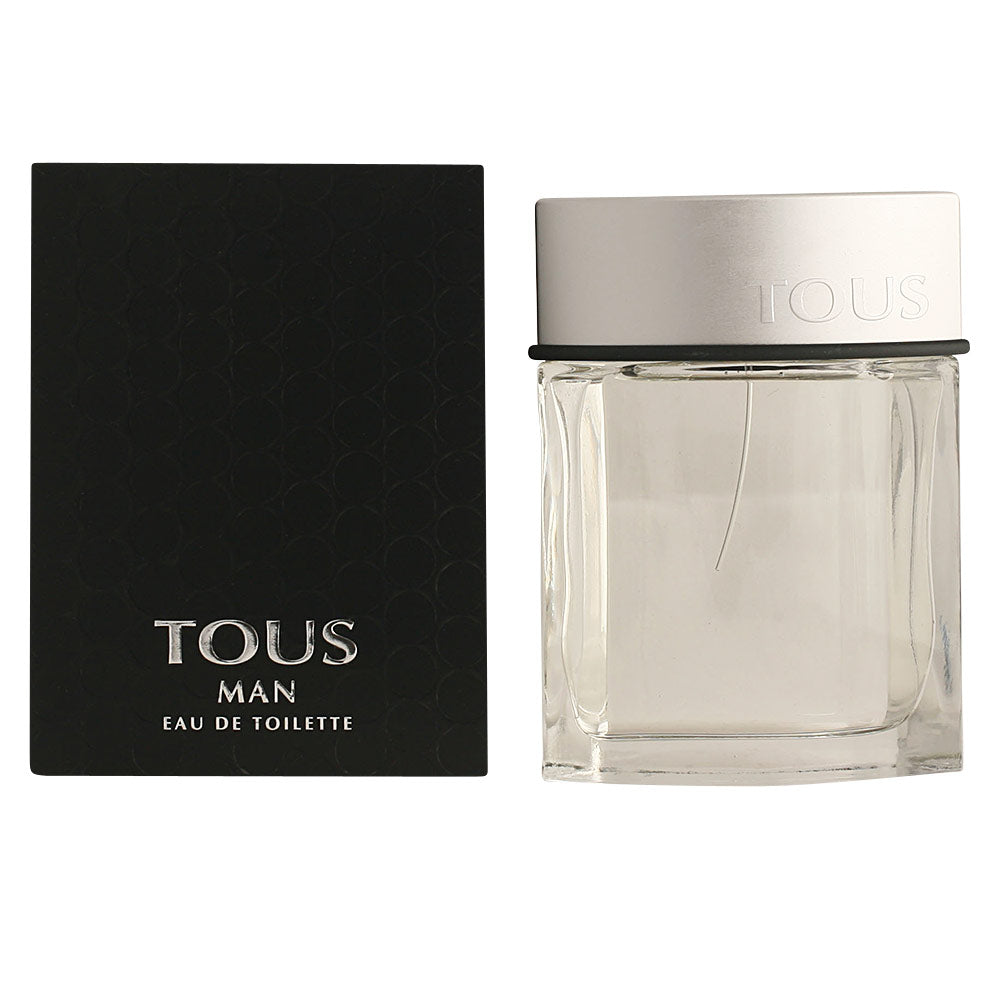 50 ml clear bottle of oriental-citrus Eau de Toilette for Man with amber liquid