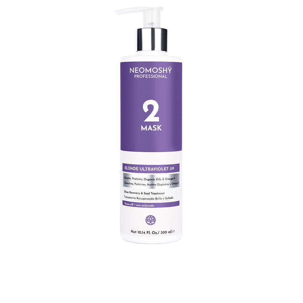 300 ml violet neutralising blonde hair mask in jar, salon treatment
