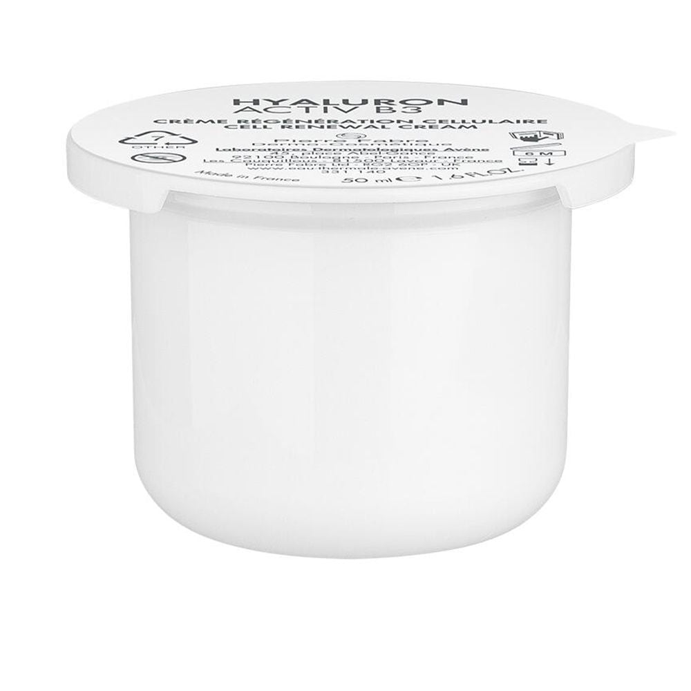 50 ml refillable cream jar; soft ivory velvet texture for Women