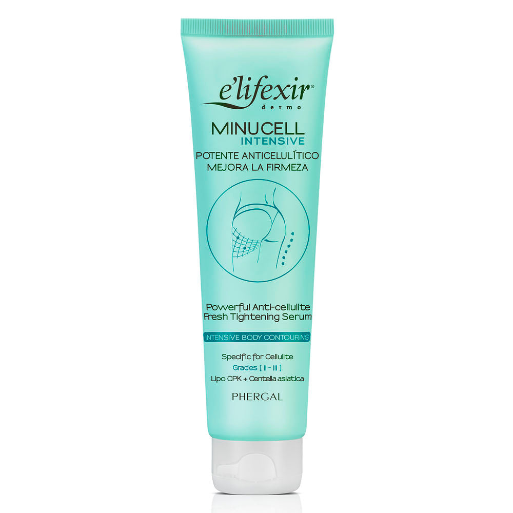150 ml cooling anti‑cellulite serum bottle with botanicals and fresh finish
