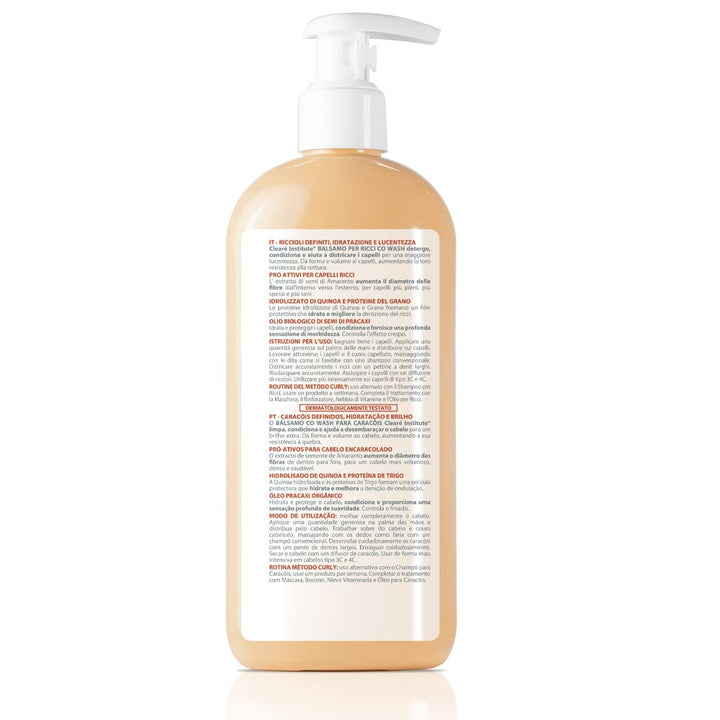 300 ml pearlescent co‑wash bottle for Unisex curly hair, emphasising hydration