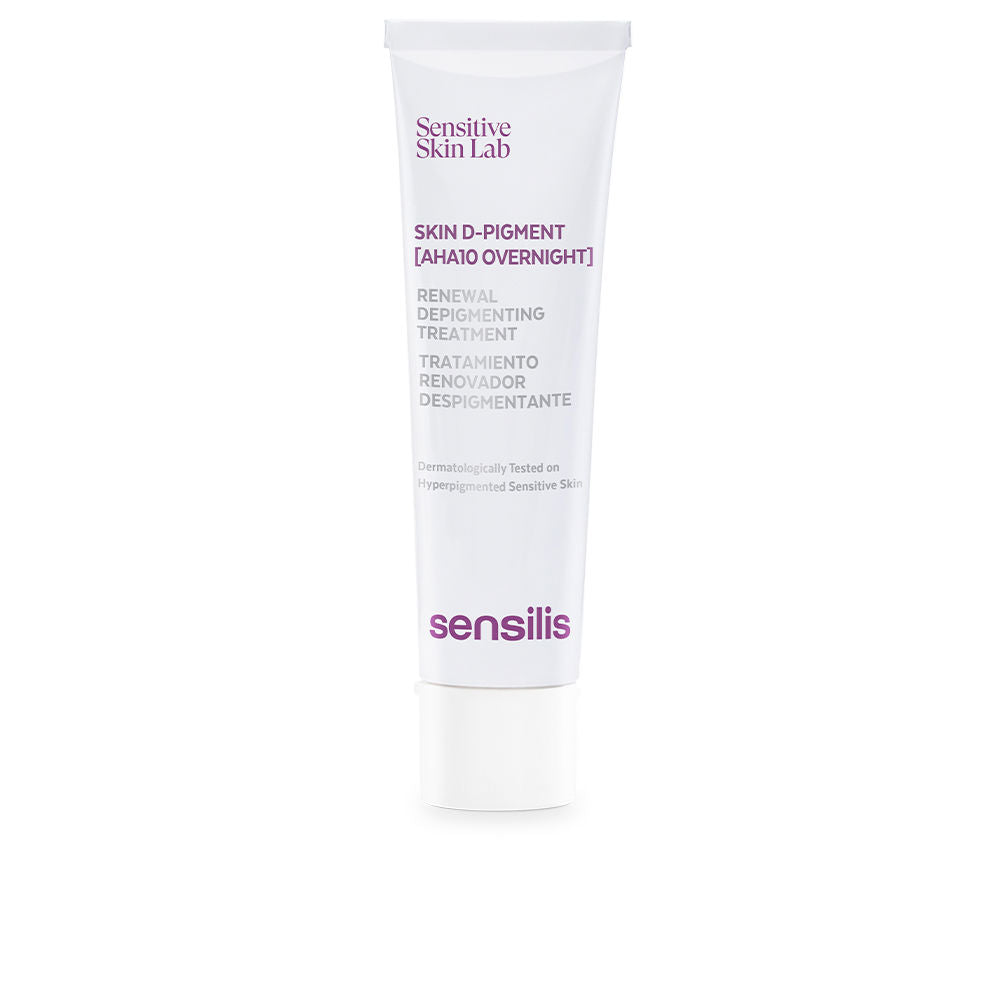 30 ml pale cream emulsion bottle — night renewal AHA treatment for Women