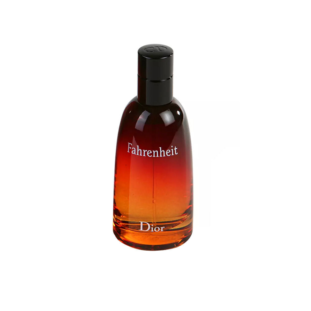 50 ml sculptural perfume bottle, black to amber gradient, woody‑floral fragrance for Man