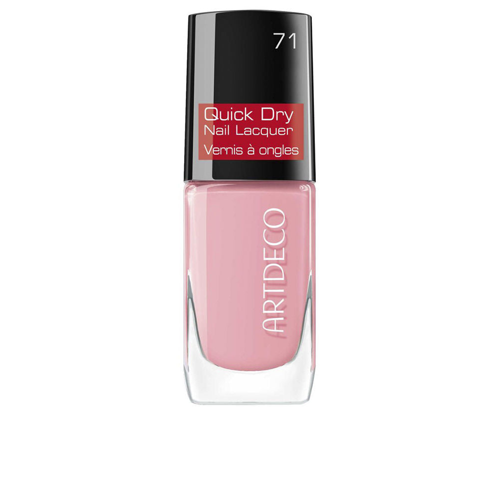 10 ml cosy rosy quick‑dry nail lacquer bottle, rosy pink shade