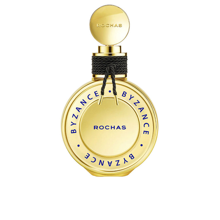 60 ml golden glass perfume bottle with floral-fruity notes, women’s eau de parfum