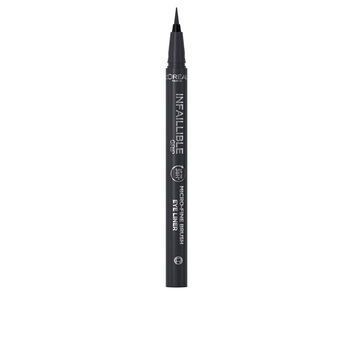 Slim black waterproof eye liner pen with fine felt tip, 0.4 g, shade 01 Obsedian
