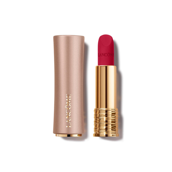 Rose-gold cased matte lipstick, 3.4 g, muted rosy shade, French-made