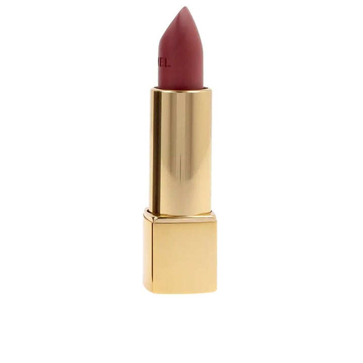Satin-matte velvet lipstick in deep red, precision-cut bullet, 3.5 g tube