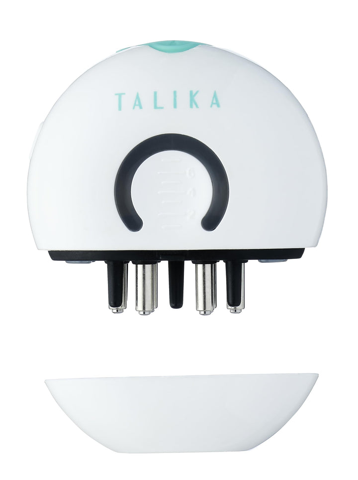 Serum bottle and comb‑style LED booster for Women, peptide hair loss set