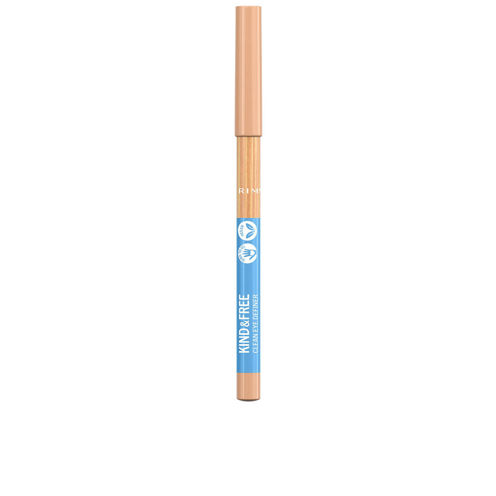 Creamy white pencil eye liner in wooden FSC pencil, 1.1 g, Unisex