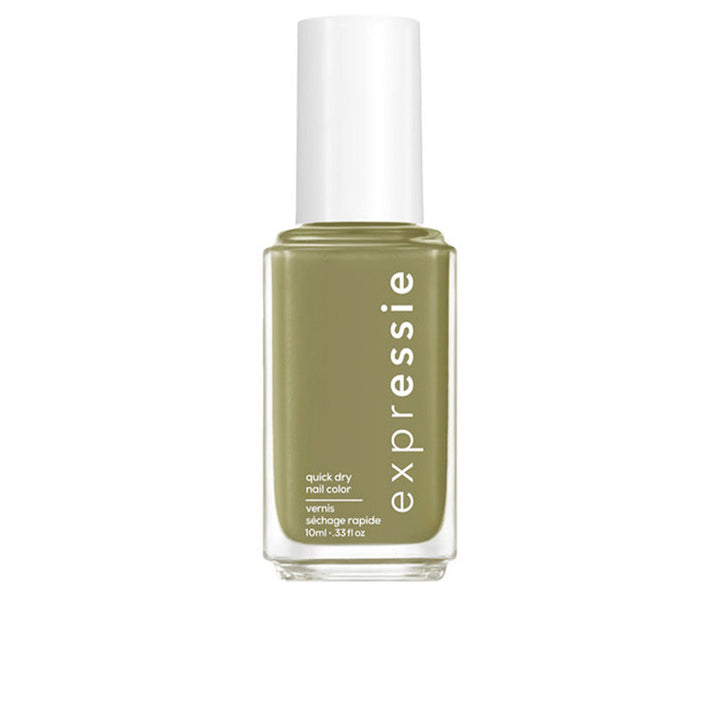10 ml quick‑dry cream nail polish bottle with ambidextrous brush, vibrant finish