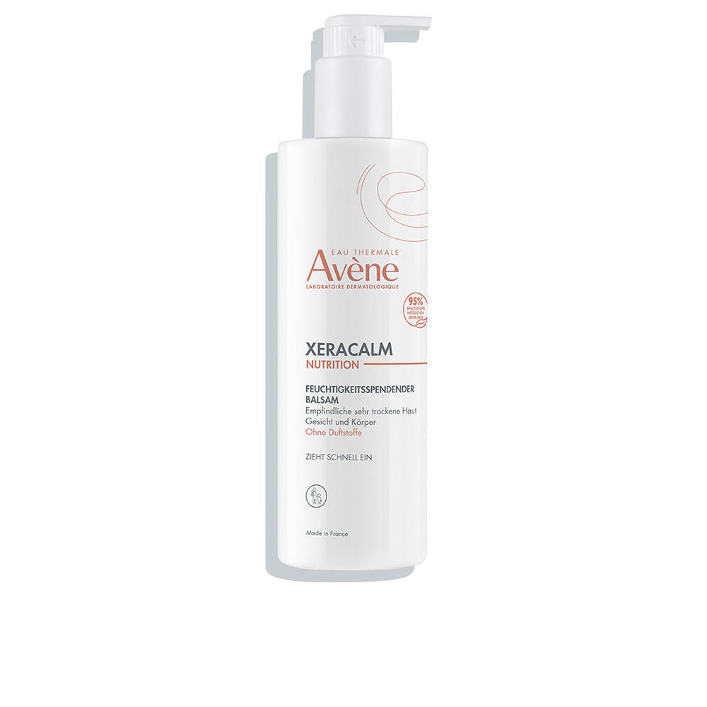 400 ml fragrance-free nourishing balm in recycled jar, safflower and milk thistle
