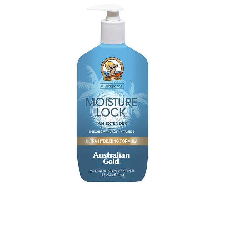 473 ml bronzing moisturiser bottle with lightweight lotion and tropical fragrance