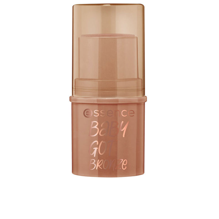 Cream bronzer stick in compact tube, warm tan shade, 5.5 g