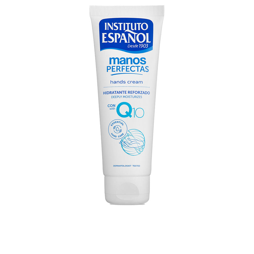Tube of Q10 hand cream, 75 ml, lightweight repair formula