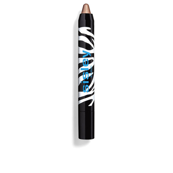 Retractable jumbo eye pencil in neutral fawn with zebra patterned casing, 1.5 g
