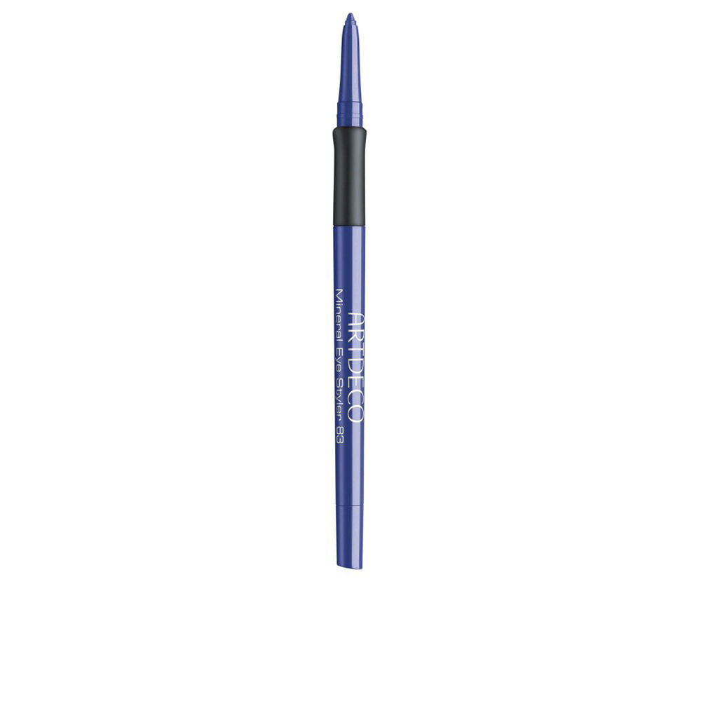 Slim satin mineral lip liner pencil with built-in sharpener, warm red shade, 0.4 g