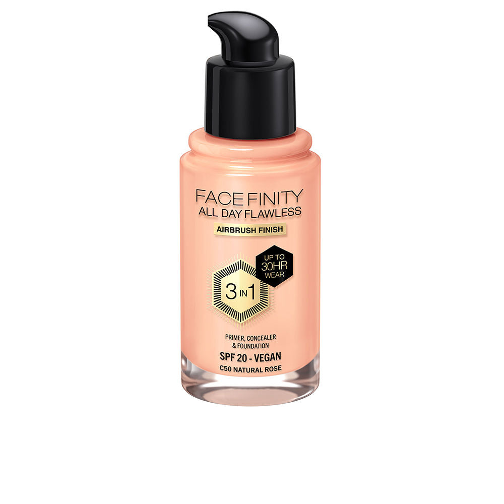 30 ml tube of longwear 3‑in‑1 matte foundation in Natural Rose, Unisex
