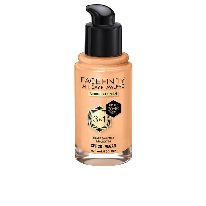 30 ml warm golden 3‑in‑1 mattifying foundation tube, Unisex