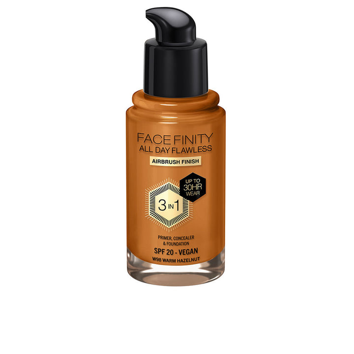 30 ml tube of warm hazelnut 3‑in‑1 matte foundation, Unisex shade