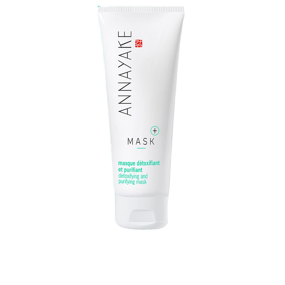Set of four cream face masks in jar, 75 ml, detoxifying and mattifying
