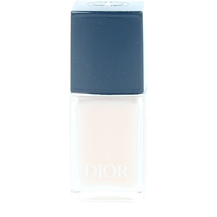 10 ml rose gel‑effect nail lacquer with flat rounded brush, high‑gloss finish