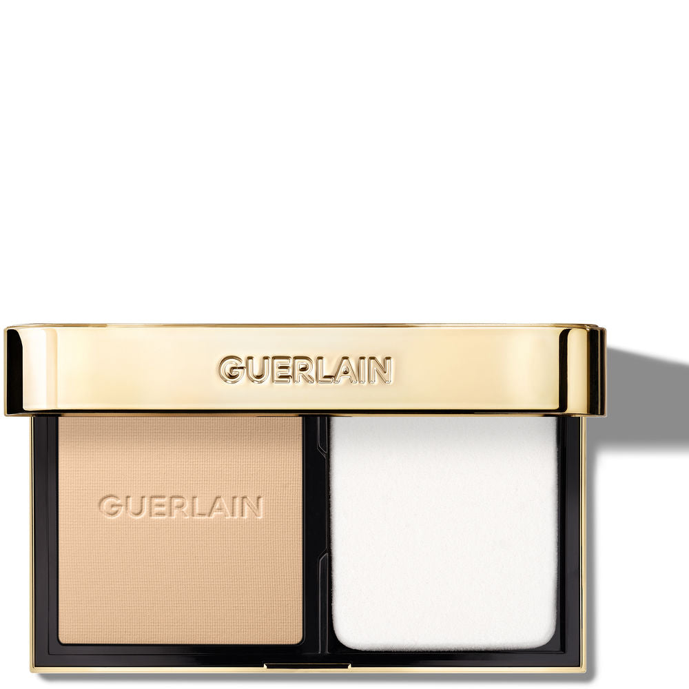 Compact pressed powder with gold sheen, 10 g, neutral shade 1N, Unisex