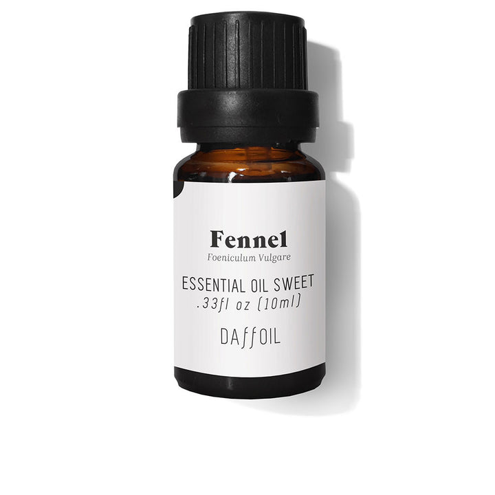 10 ml amber bottle of organic sweet fennel essential oil with dropper