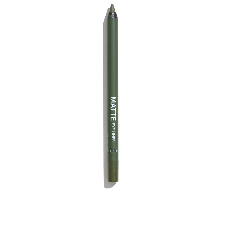 Small tube of matte olive gel eyeliner, 1.2 g, creamy texture