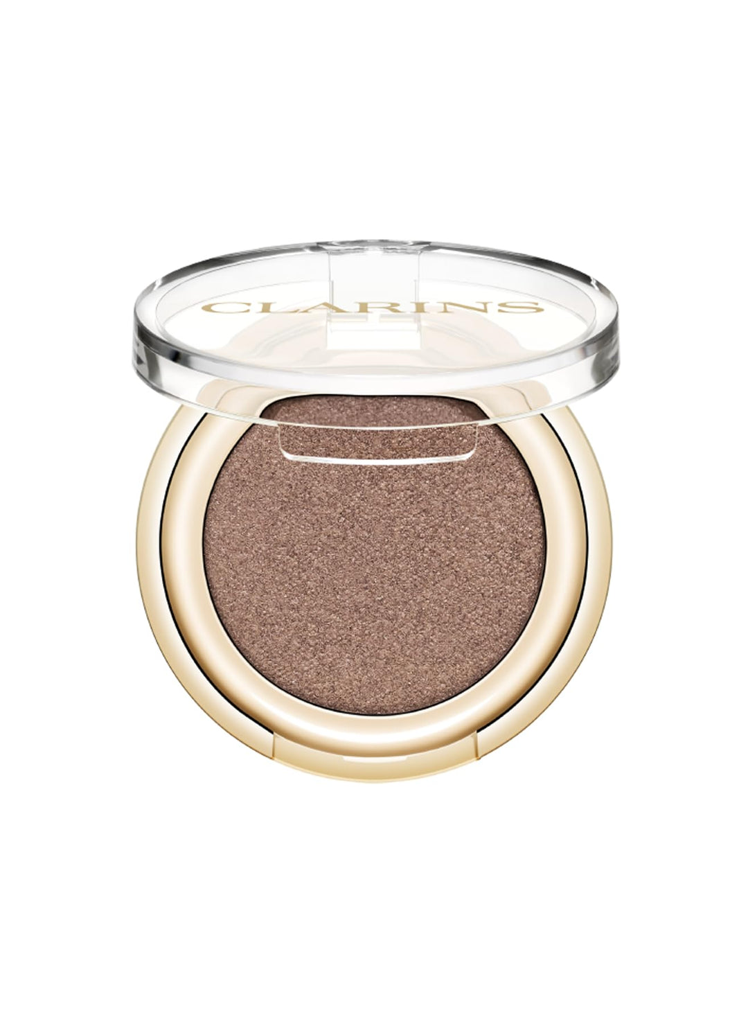 Satin Taupe pressed mineral eyeshadow compact, 1.5 g, brown taupe