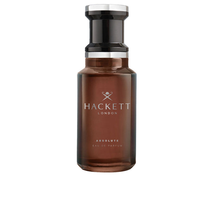 100 ml amber-hued Eau de Parfum bottle, woody-floral scent for Man
