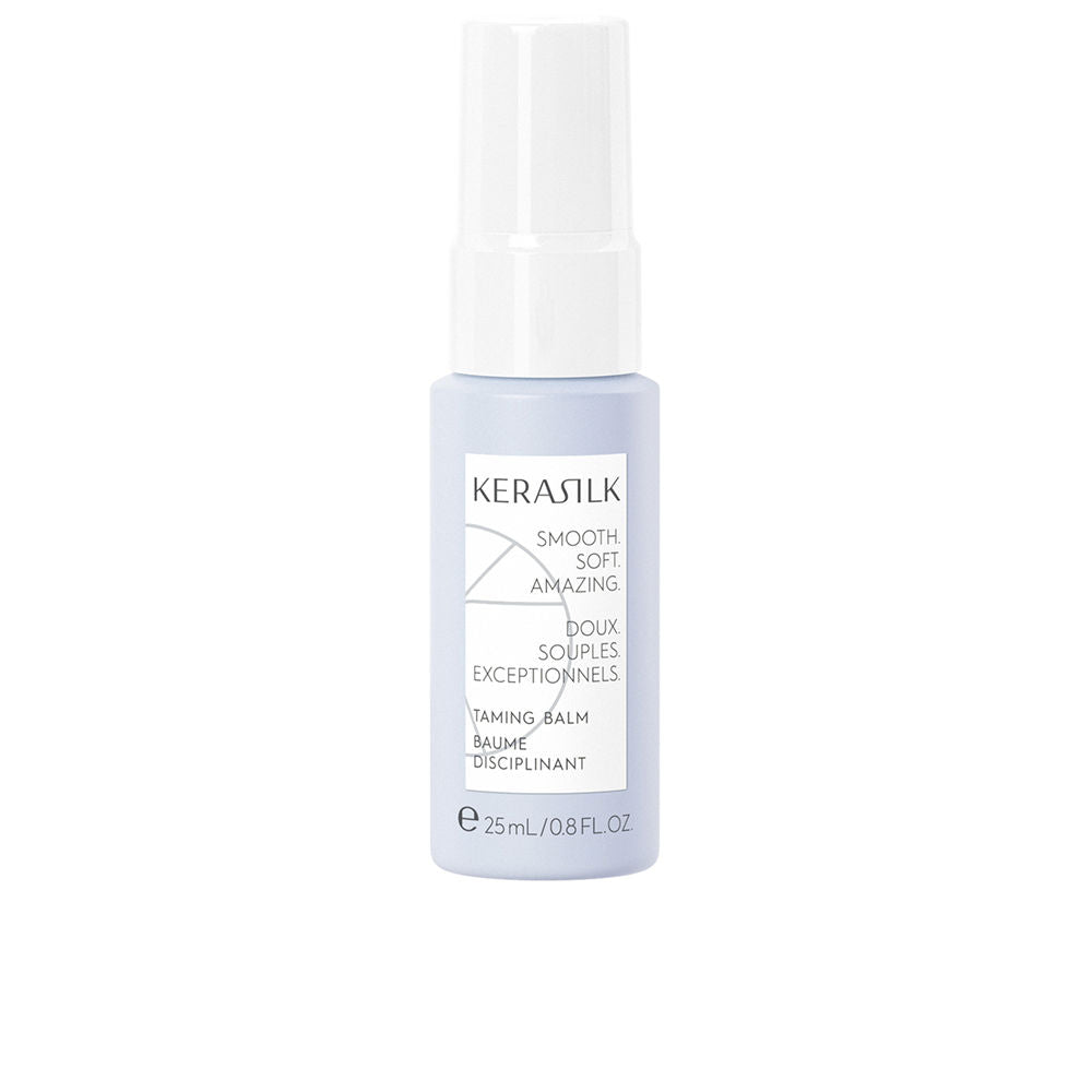 Small 25 ml taming balm jar; silk and shea formulation, recyclable packaging