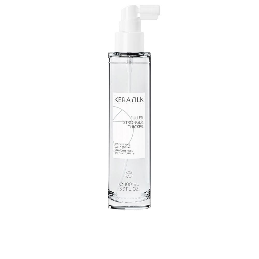 100 ml clear serum bottle with dispenser; scalp treatment for Women