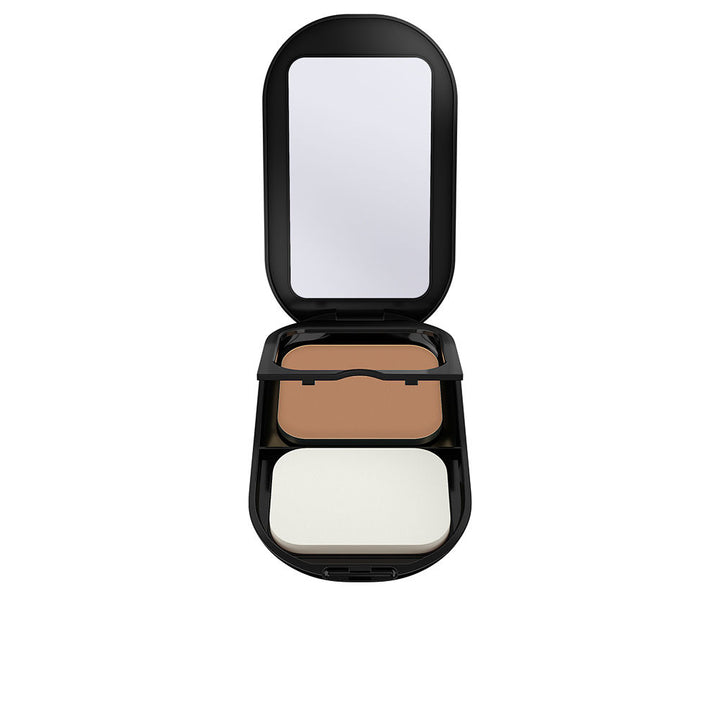 Refillable compact powder in bronze shade, 10 g, satin finish, SPF 20, Unisex