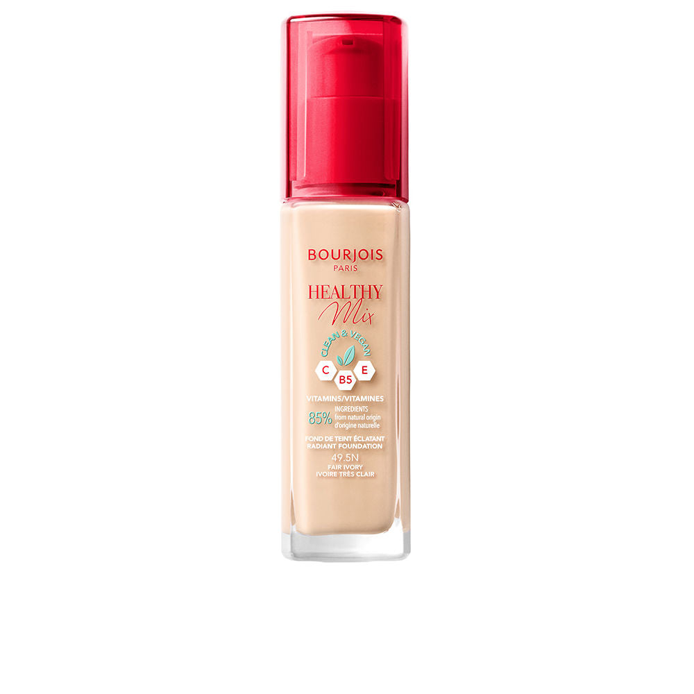 30 ml pump bottle of light ivory radiant liquid foundation, Unisex