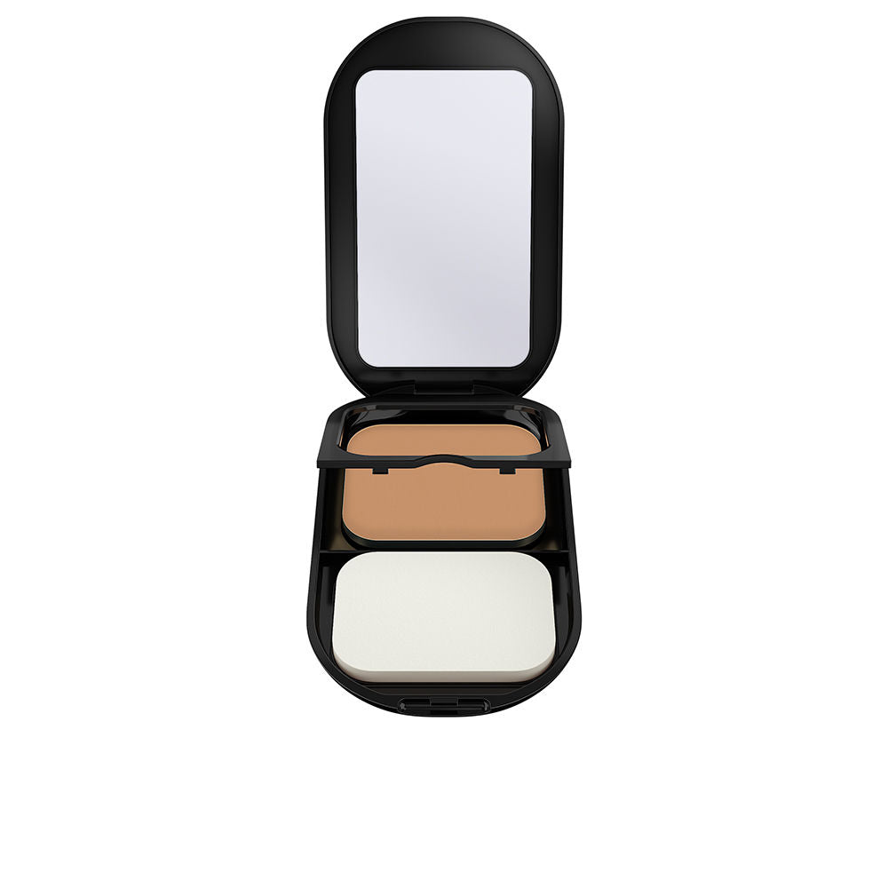 Refillable compact powder foundation, 10 g, golden shade, compact closed