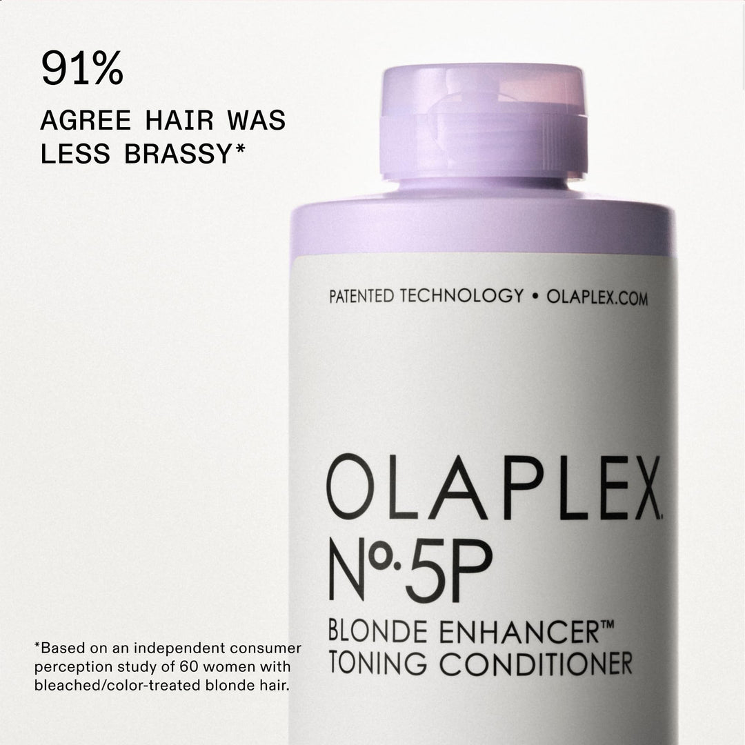 Tall conditioner bottle for blond and grey hair; 1000 ml, silver-lilac label