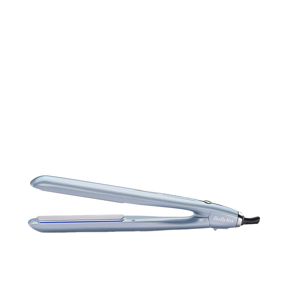 Sleek Hydro‑Fusion plasma hair straightener with ceramic plates, European plug