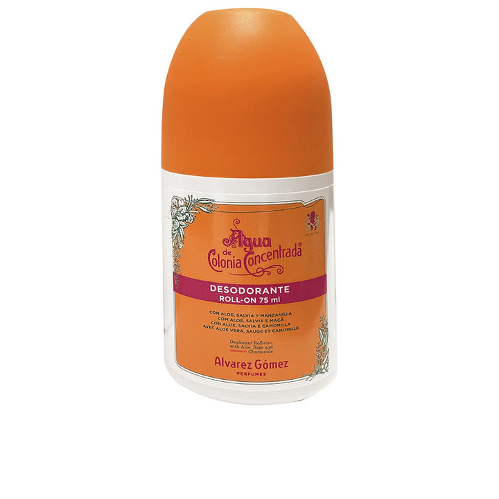 Orange 75 ml alcohol‑free concentrated cologne roll‑on, Unisex antiperspirant