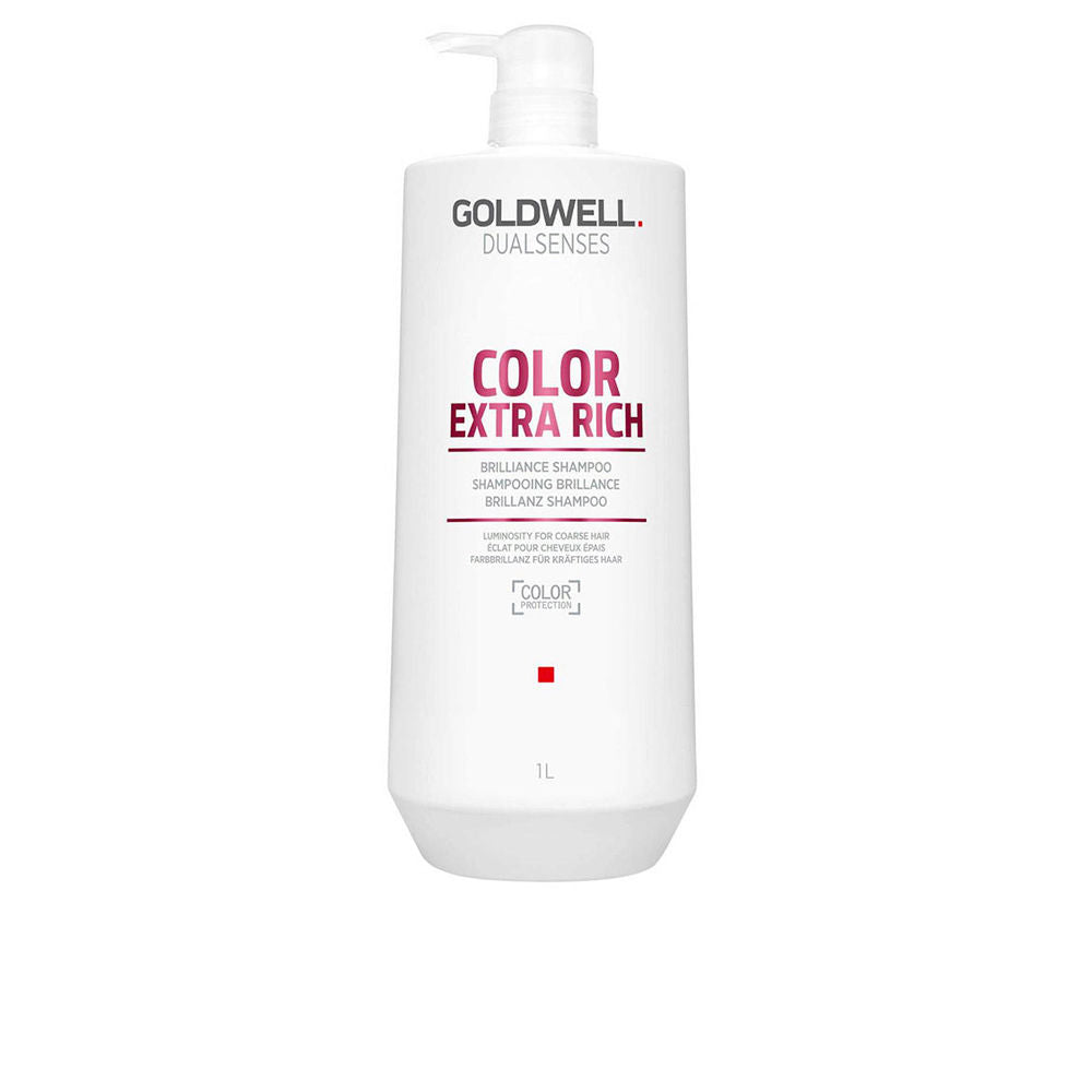 1,000 ml pump bottle of colour-protecting shampoo for thick hair