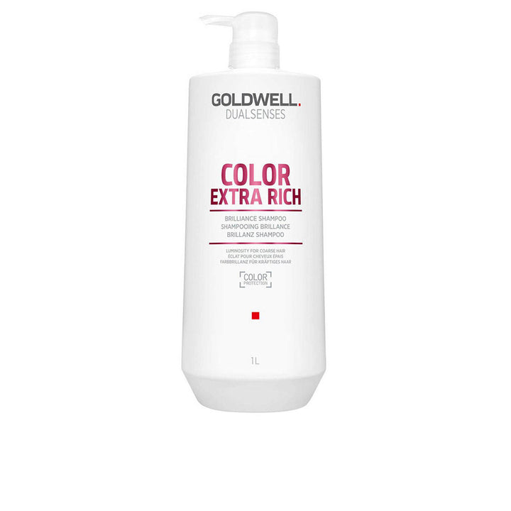 1,000 ml pump bottle of colour-protecting shampoo for thick hair