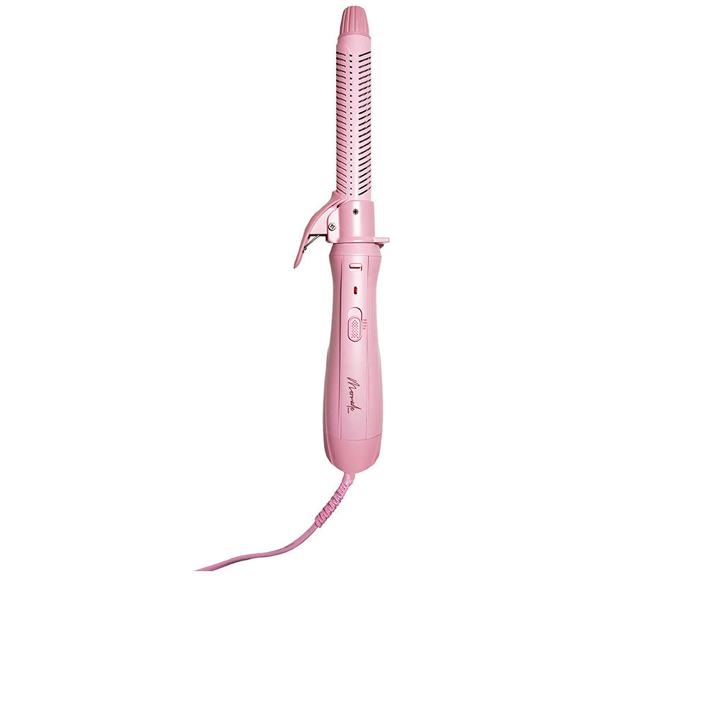 Pink 32 mm ceramic curling iron with clamp and 360° airflow, single unit