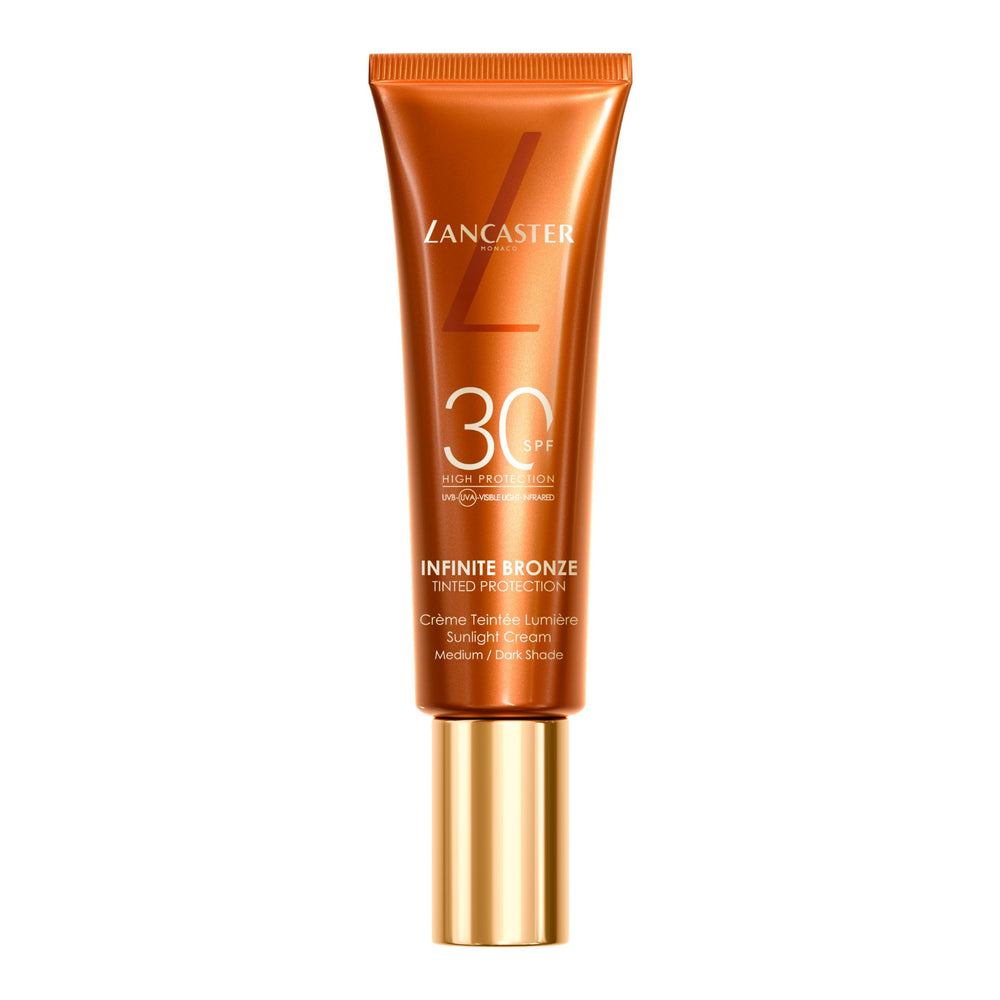 Tinted SPF 30 cream in medium shade, 50 ml tube for women