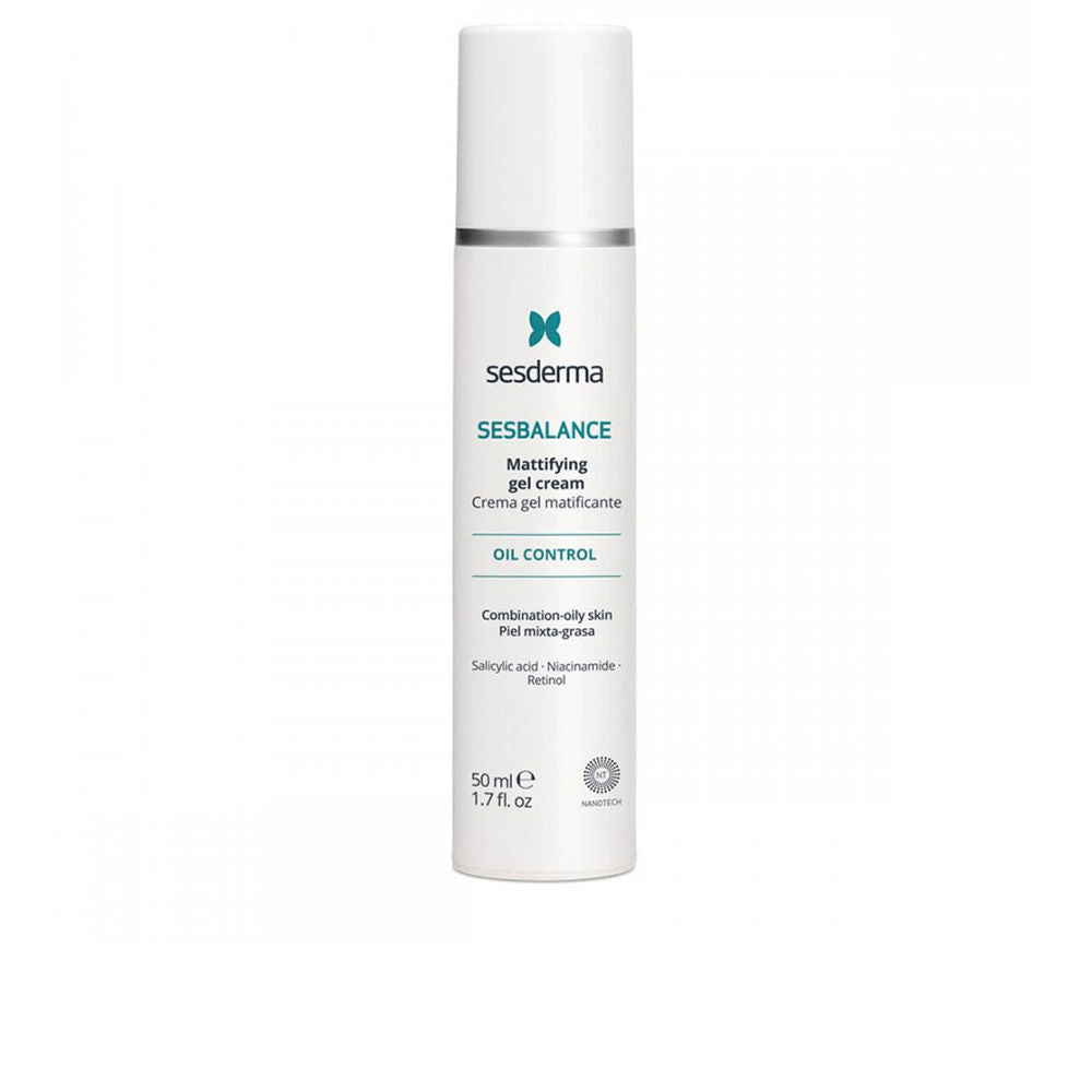 Sesderma Sesbalance matte gel‑cream in sleek jar, for oily to combination skin