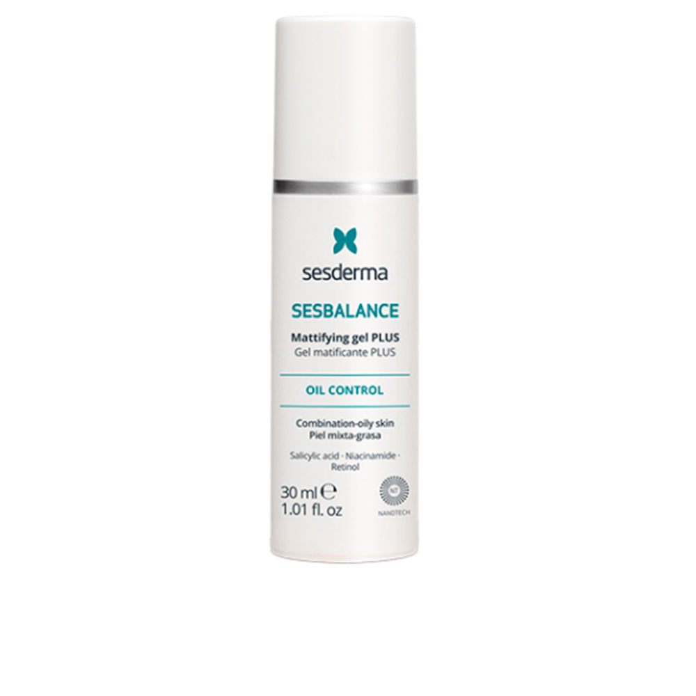 Tube of Sesderma Sebalance sebum‑regulating matte gel for oil‑prone skin
