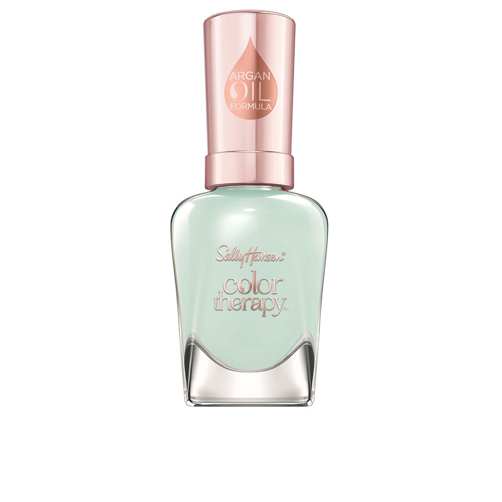 Small bottle of cool cucumber nail polish, 14.7 ml, argan oil formula